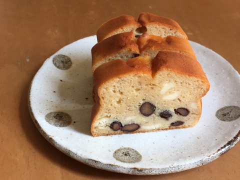 低糖質☆大豆粉黒豆とクリームチーズのケーキ